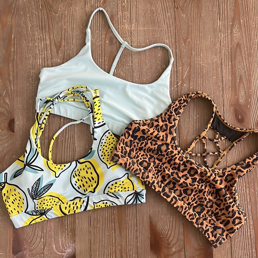Feed me fight me sports bras